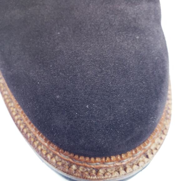 RALPH LAUREN FARLEY Brown Sport Suede Leather Boots Men's 11.5D Made in Italy - Picture 13 of 16